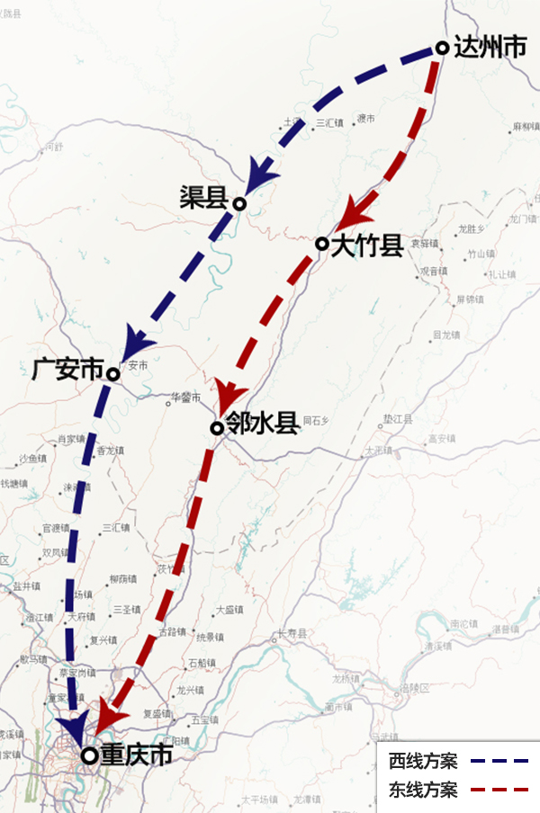 重庆合川高铁规划图片