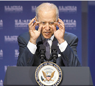 美国副总统拜登日前就南海问题公然指责中国.