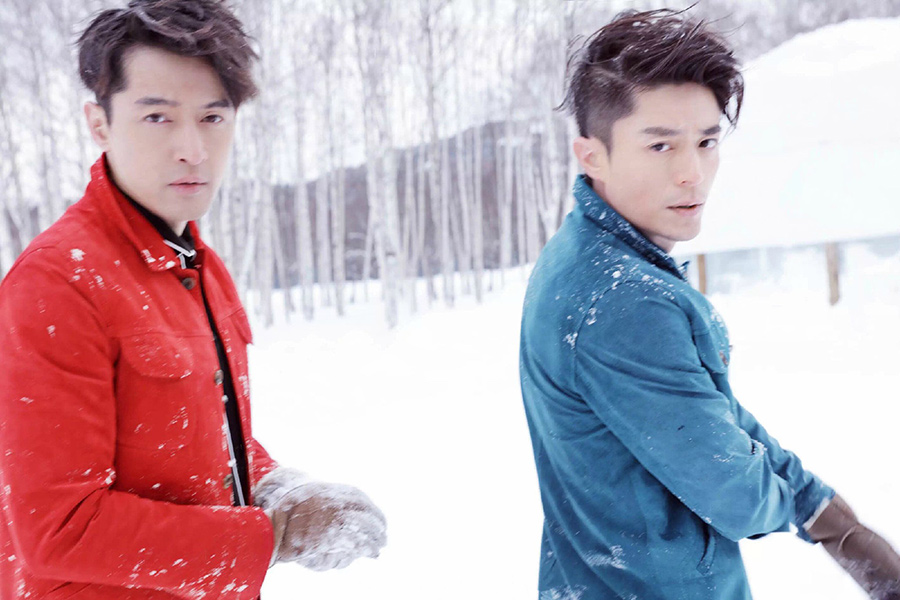 虐狗!胡歌霍建华北海道拍写真 雪中上演"冬季恋歌"