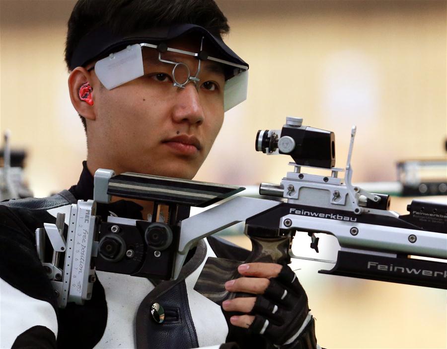 朱启南无缘里约10米气步枪王义夫观战