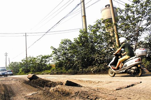 武汉东彭路凼子满地十年难大修只因插花二字