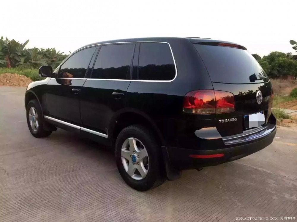 升级08途锐v6 3.2 黑色浅内