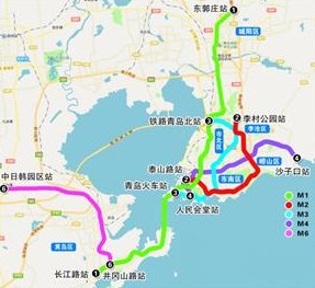 青島又有三條地鐵獲發改委批覆1,4,6號路線詳解