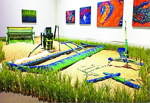 "踏歌——棉花作品展"在北京今日美术馆开幕,展出视觉艺术家棉花近年