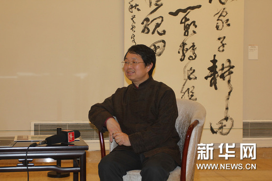 著名书法家黄君中国美术馆讲述"我的书法立场"
