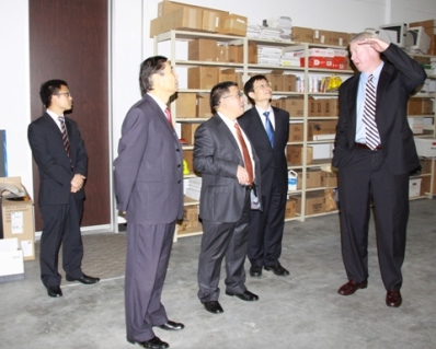 李桂喜副总领事出席柳工北美公司新仓库和办公楼启用仪式