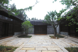 云龙书院,张山人故居重建完工