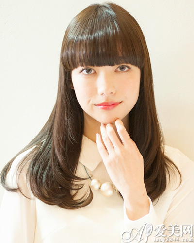 直发梨花头图片 轻松打造韩范小清新