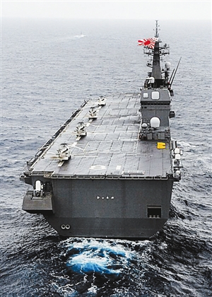"日向"级两栖攻击舰可指挥日本海陆空兵力联合作战.