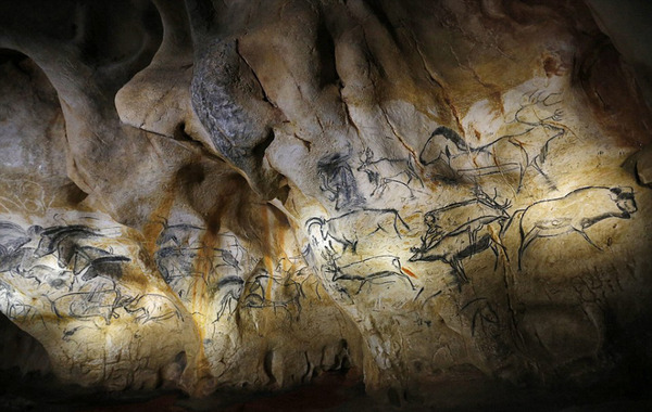 法国3.6万年前史前洞穴壁画复制品曝光 精美绝伦(高清组图)|史前|洞穴_凤凰资讯