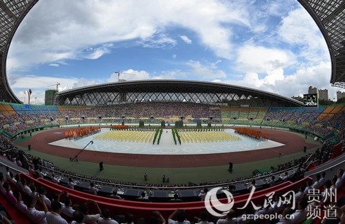 貴州省第九屆運動會開幕式會場.黃曉青攝影(2)