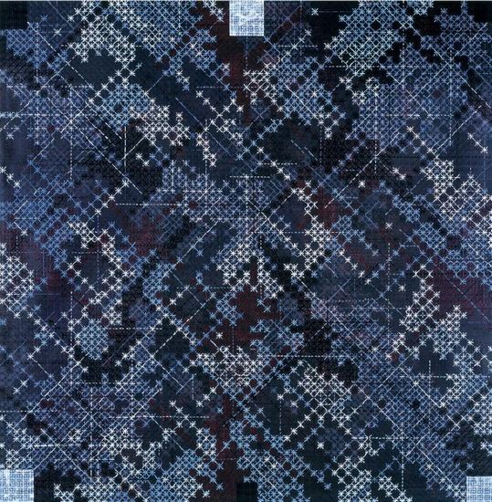 丁乙作品  《十示 2013-2》   (油画)