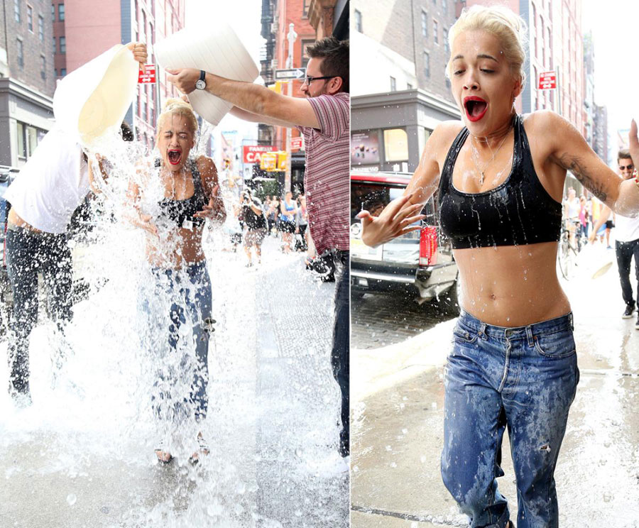 众星为慈善挑战als冰桶赛