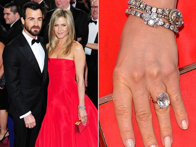 钻石pk盘点欧美名人明星订婚戒