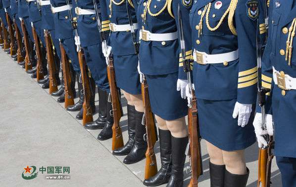 中国女兵长靴图片