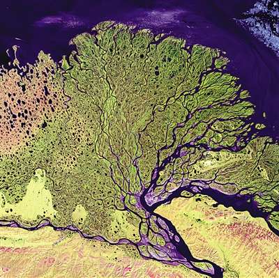 地球上壮观的河流三角洲