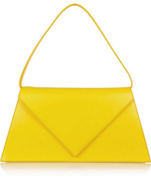 loewe明黄色梯形手袋,约10262元.