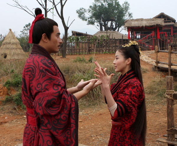 央视仙女湖首曝工作生活照解密神话剧片场