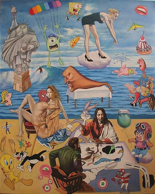 梦幻游乐园余江油画作品展