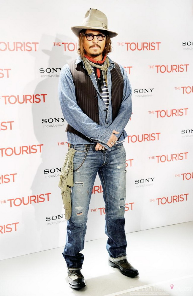 johnnydepp时尚造型图