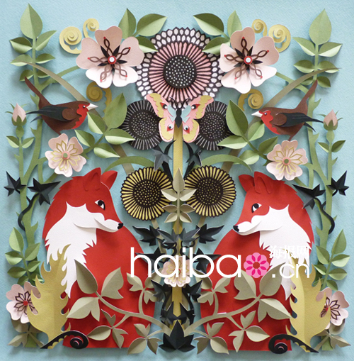 艺术家helenmusselwhite的纸雕作品赏图