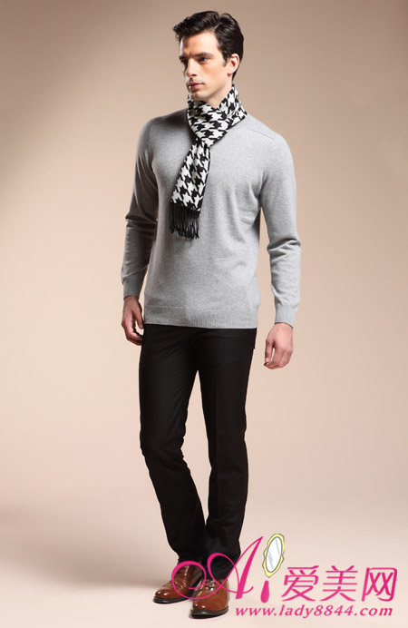 时尚珍贝男款羊毛衫 演绎摩登型男