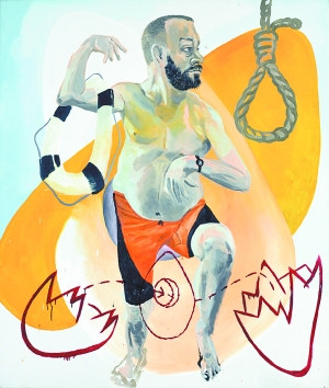 德国艺术家马丁·基彭贝尔格作品《无题》,其绘画的主题也是各种各