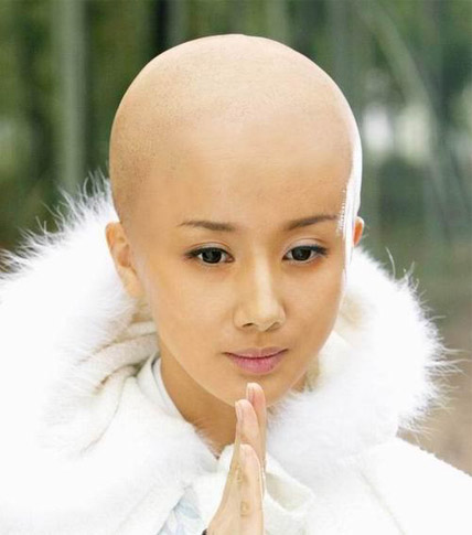 志玲光头也妩媚 盘点女明星光头造型_时尚频道_凤凰网
