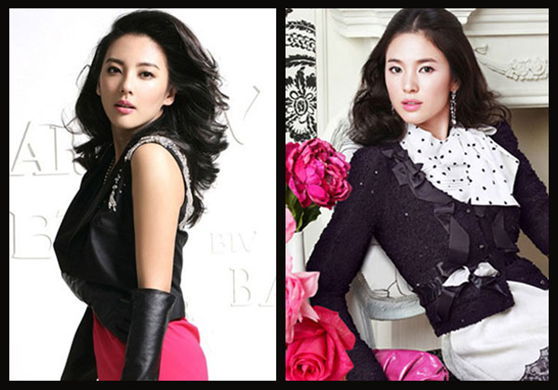 宋慧乔张雨绮 撞脸撞造型大比拼