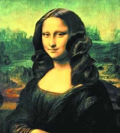 蒙娜丽莎被ps成短发网友直呼变美图