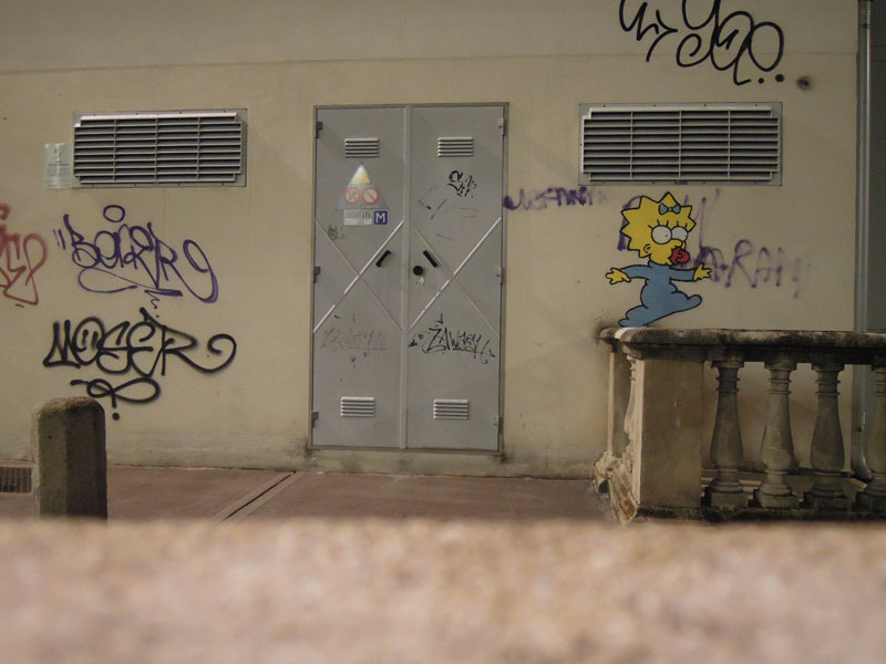 意大利街头创意卡通涂鸦