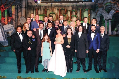 《霍比特人3》伦敦首映 彼得杰克逊:最满意的一部