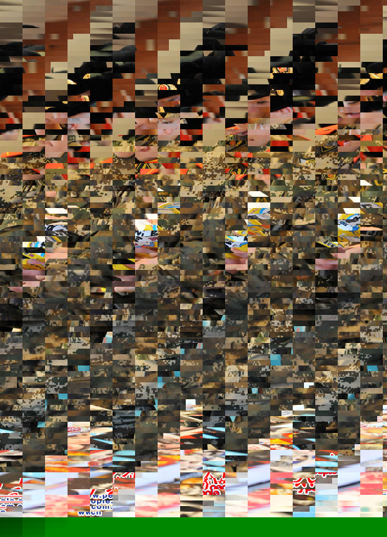 人民网沈阳2月21日电  2月20日,辽宁边防总队教导大队新兵营"流动