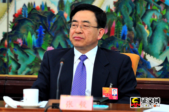 宁夏自治区党委书记张毅坚决查处腐败分子绝不手软