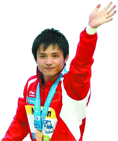 答案很出人意料——中国跳水队的邱波!