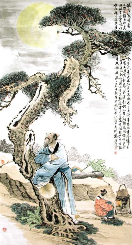 杨佳焕形神共存笔境兼夺