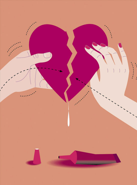 直线型相爱交集之后是分手