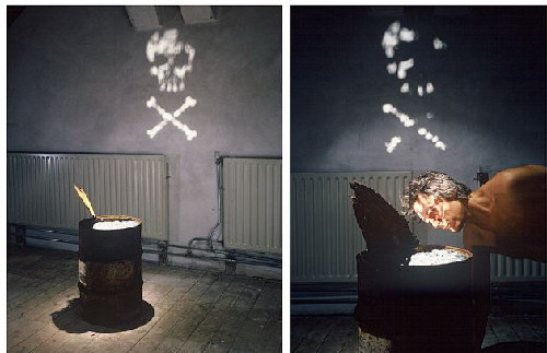 荷兰艺术家用废品创造神奇"影子雕像"