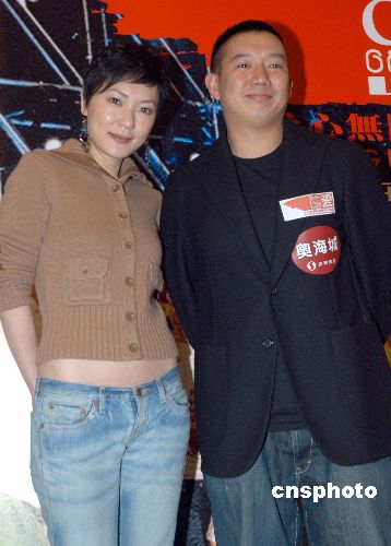 杜汶泽和老婆田蕊 邓庆乐摄(资料图)