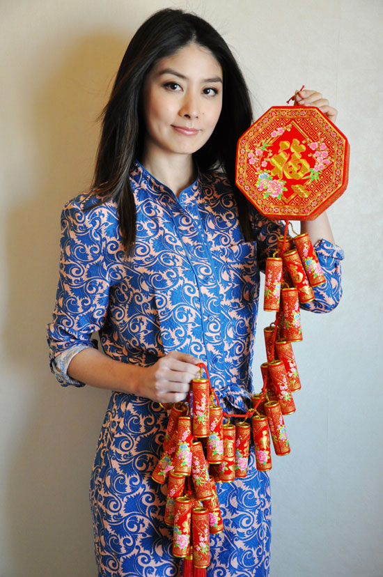 陈慧琳祝大家蛇年抱喜 年初六复工忙不停(图)